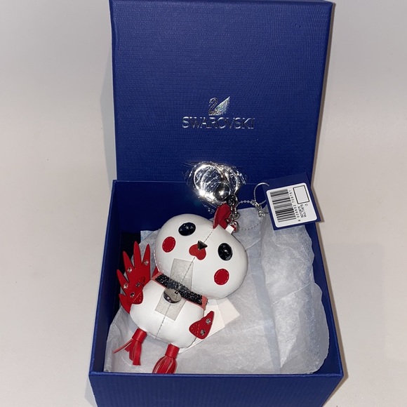 Bnib Swarovski Ltd edition rooster Pascal bag charm crystal key ring jewelry - Picture 6 of 7